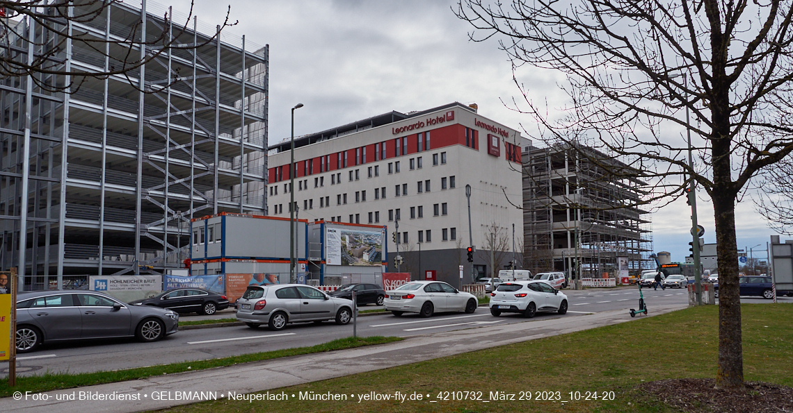 29.03.2023 - Baustelle REVO und Umgebung in Neuperlach